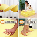 matelas sol pliable jaune clair épais confortable dormir terre chambre moderne
