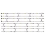 ruban led blanc moderne 935mm kit 8pcs opaquet tension 3v