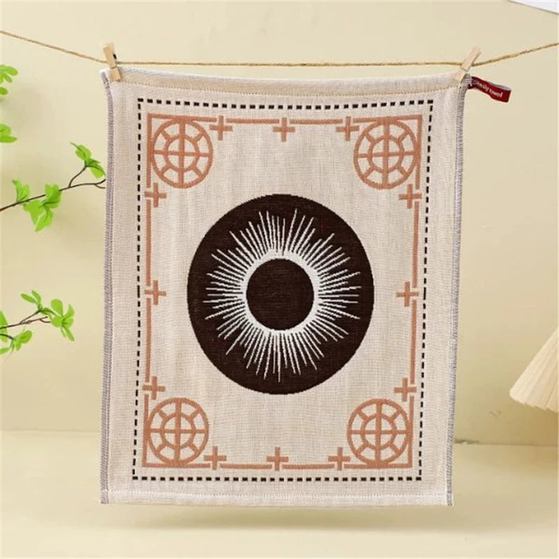 tapisserie coton biologique forêt animaux motifs colorés clips bois moderne artiste