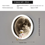 lampe murale astronaute lune étoiles chambre enfant moderne