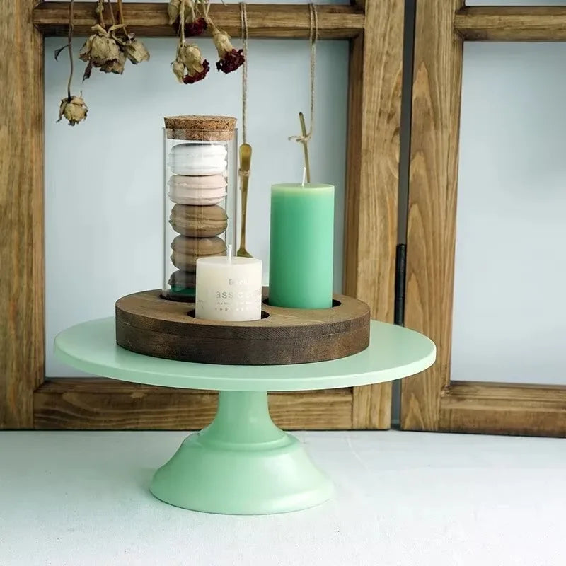 support gâteaux rond présentoir desserts moderne fête mariage décoration table anniversaire