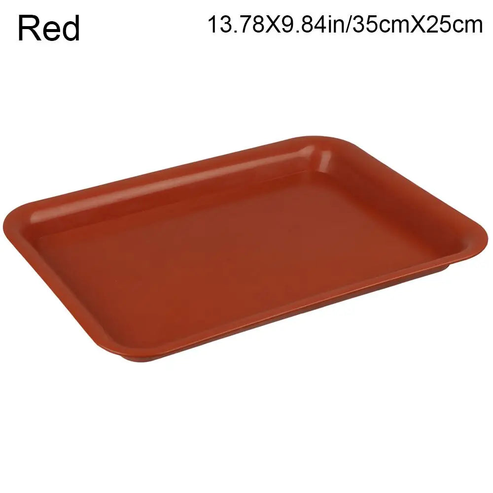 assiettes modernes plastique opaques rouge blanc noir sauciers anti débordement intérieur extérieur 18cm 35cm