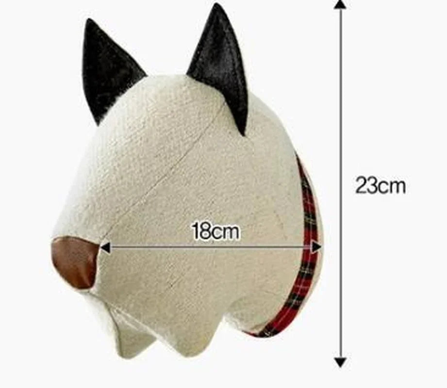 pendants animaux pelucheux bébé chambre décoration éléphant chien cheval buffle