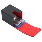 Boîte de rangement cartes ouverte avec cartes