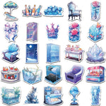 sticker illustration artistique enfants adolescents stickers animaux fantastiques opaques pvc