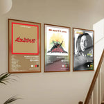 affiche Bob Marley albums chansons graphique moderne salon décoration papier opaque illustration abstraite pop