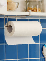 porte serviettes moderne acier inoxydable blanc argenté cuisine respectueux environnement fixations
