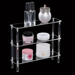 présentoir transparent acrylique support rangement vis fixations moderne cupcakes figurines
