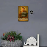 plaque métallique vintage or marron gris jeremy clarkson moteur protection accrochage garage