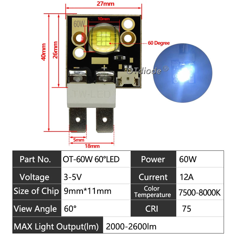 composant électronique led 60w 80w 90w 3v 5v 12v noir doré gris pcb cuivre