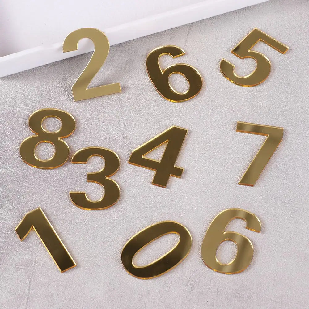 numéros porte dorés adhésifs simples modernes maison hoteladresse porte plaque maison chiffres porte