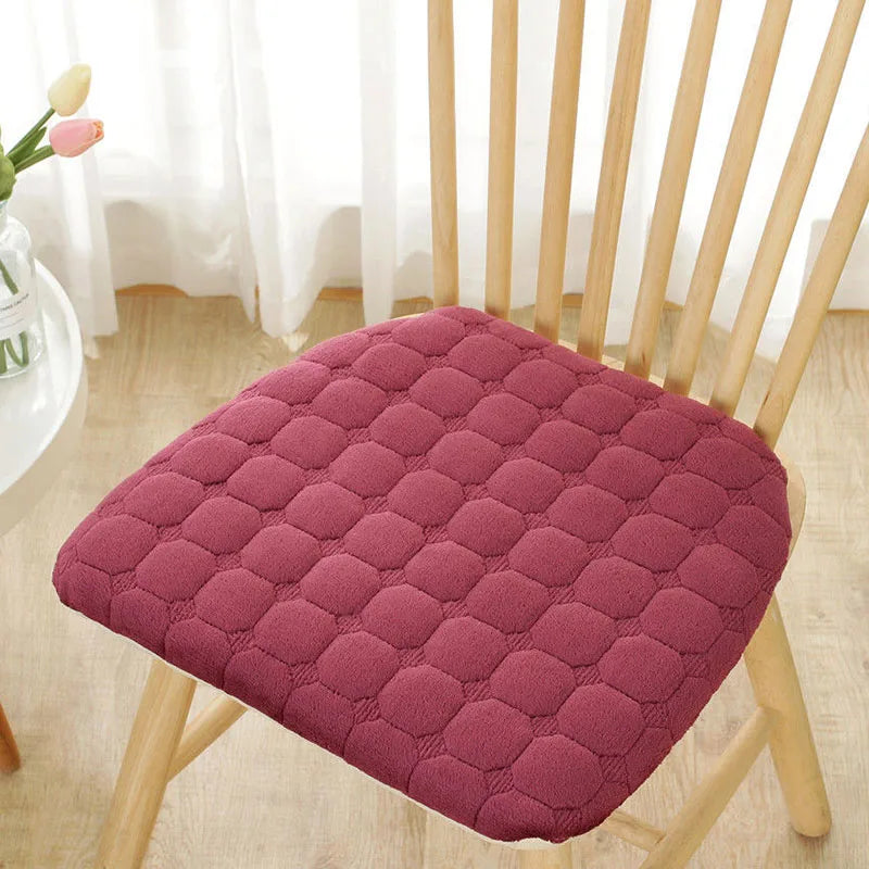 coussin siège forme amovible lavable mousse mémoire forme coton épais moderne bleu clair jaune
