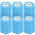 brosse toilette jetable tête interchangeable adhésif moderne blanc bleu granuleux 40cm conteneur