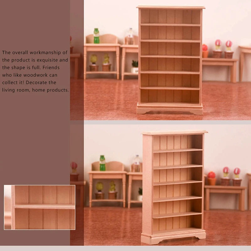 étagère bois clair classique enfant décoration chambre jouet mini bibliothèque rustique naturelle lisse striée