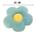 coussin fleur doux moelleux blanc noir vert jaune rose violet moderne enfant 35cm
