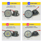 spots led gris modernes 4w 5w diodes clips métalliques éclairage intérieur 3w 4000k 6000k
