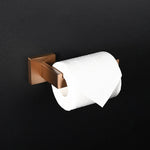 accessoires salle bain or rose moderne acier inoxydable finition brossée porte serviettes barre vis