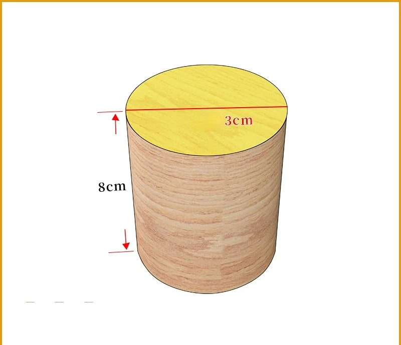 bouchons bouteille bois naturel simple rustique rayures circulaires diamètre hauteur