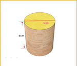 bouchons bouteille bois naturel simple rustique rayures circulaires diamètre hauteur