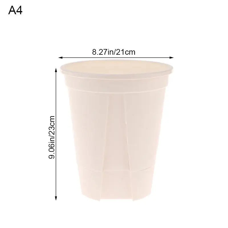 pots fleurs noirs blancs modernes couvercles perforés tailles diverses hydroponie jardinage