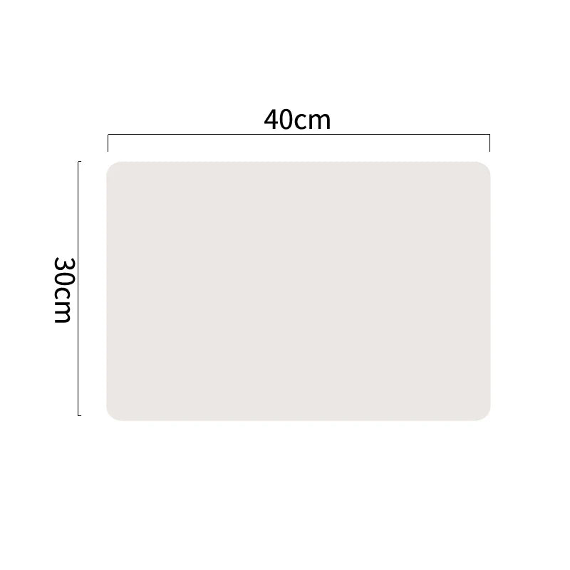 tapis table silicone bleu gris jaune vert uni minimaliste antidérapant isolant thermique
