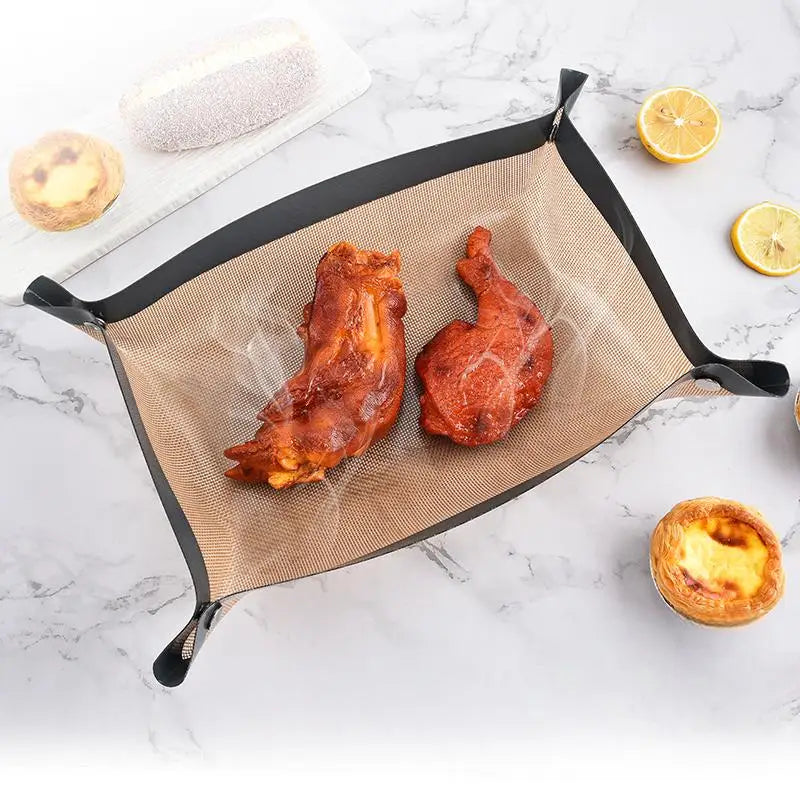grille cuisson silicone antiadhésive respectueuse environnement moderne beige rouge noir