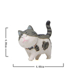 figurines chats cartoon mignon colliers gris noir blanc orange bébé animaux