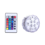 lampe led submersible transparente moderne points lumineux piscine decoration noel mariage