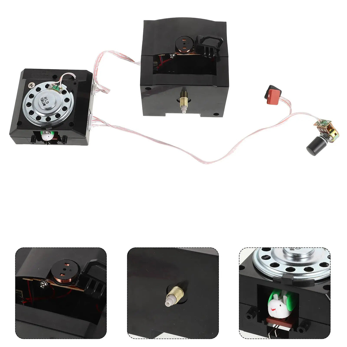moteur horloge quartz remplacement kit noir moderne connecteurs