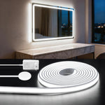 ruban led cob tactile miroir maquillage armoire cuisine salon blanc chaud moderne étanche