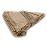 guirlande décorative jute 15 fanions 13cmx18cm 35m total mariage anniversaire révélation sexe rustic