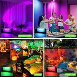 projecteur led rgb noir moderne projecteur extérieur ip65 10w 30w 50w 100w fixations multiples
