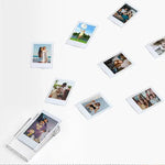 cadre photo transparent moderne minimaliste compatible fuji film lanière blanche portable simple