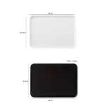 assiettes plats modernes blanc noir cuisine rangement fruits desserts petit déjeuner