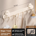 porte serviettes mural acier inoxydable ventouse beige gris moderne minimaliste crochets