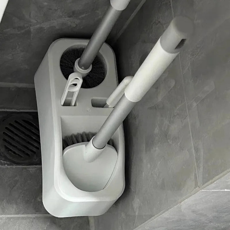 brosse toilette multifonctionnelle support mural blanc gris respectueux environnement bristles noirs moderne nhà vệ