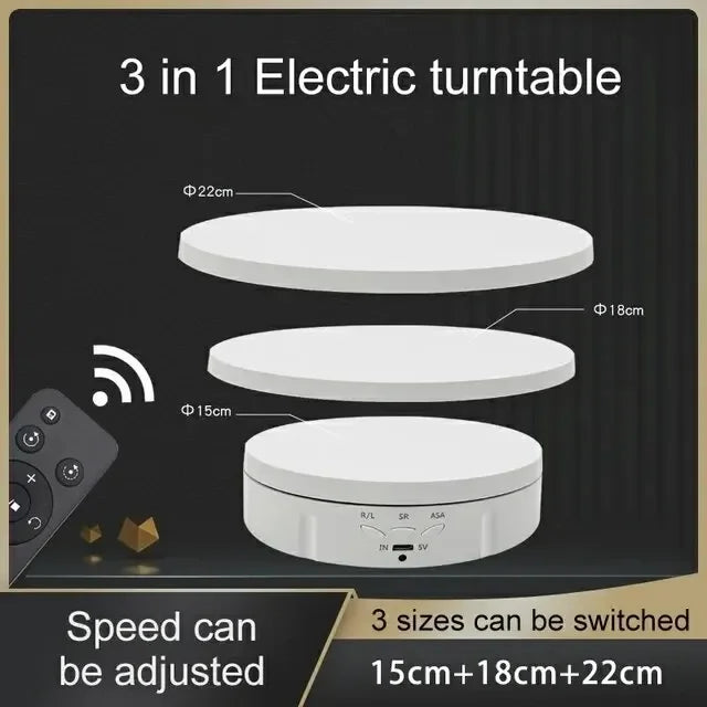 tourne disque électrique moderne noir blanc rechargeable télécommande