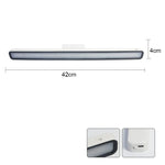 lampe led rechargeable télécommande moderne adhésive 42cm blanc minimaliste chambre