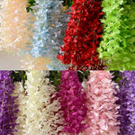 guirlande fleurs artificielles multicolore moderne extérieur mariage noël maison festive