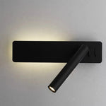 lampe murale moderne minimaliste fixée mur blanc LED deux sources lumineuses chambre cuisine salle