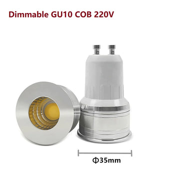 projecteur led gu10 intensité variable 50000h blanc froid 220v moderne 35mm opaque
