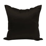 housse coussin satin polyester moderne beige uni lit 45x45 65x65 80x80 fixations invisibles