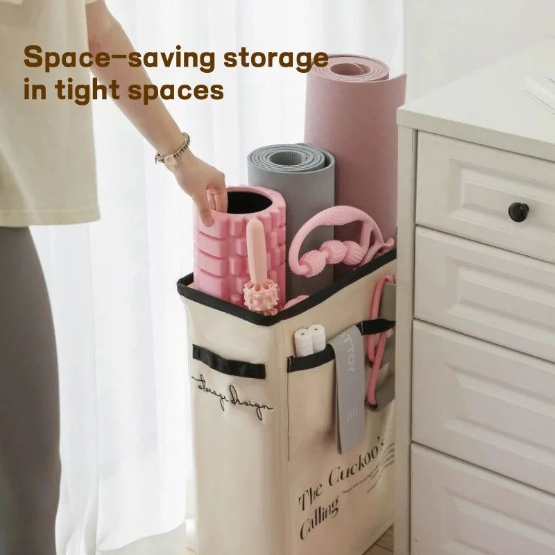 sac rangement fitness tapis yoga rouleau massage poids corde saut bebe moderne pratique pliable