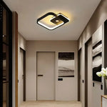 lampe moderne led sensor mouvement blanc noir minimaliste aluminium fer