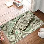 tapis vert moderne billets dollars antidérapant imperméable usage extérieur intérieur porte sol
