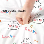 draps jetables blancs motif personnages mignons nuages étoiles enfantins aéré voyage