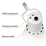 ampoule solaire led portable ip65 moderne crochet indicateur charge blanc