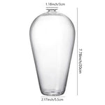 vases transparents modernes minimalistes arrangements floraux table zen