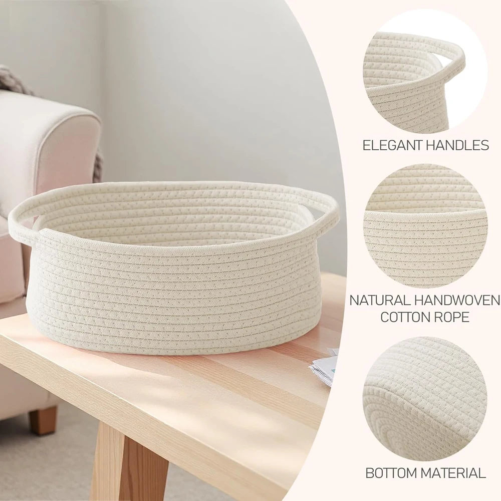panier tissé pliable beige motifs réguliers moderne rustique poignées sac ruban cadeau respectueux environnement