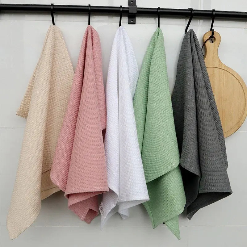 serviettes table coton rose gris blanc carreaux modernes maison restaurant